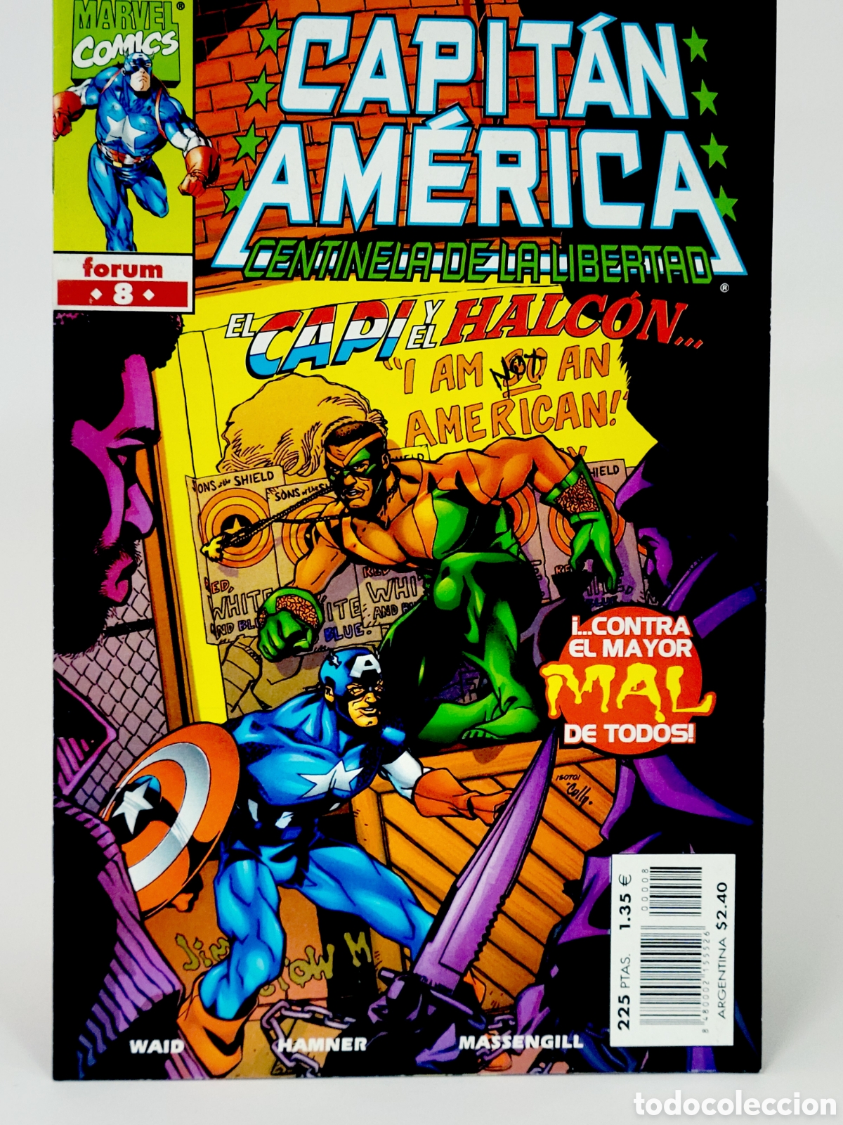 C&oacute;mics: C&Oacute;MIC CAPITAN AM&Eacute;RICA 8 CENTINELA DE LA LIBERTAD FORUM MARVEL GRAPA DE KIOSCO