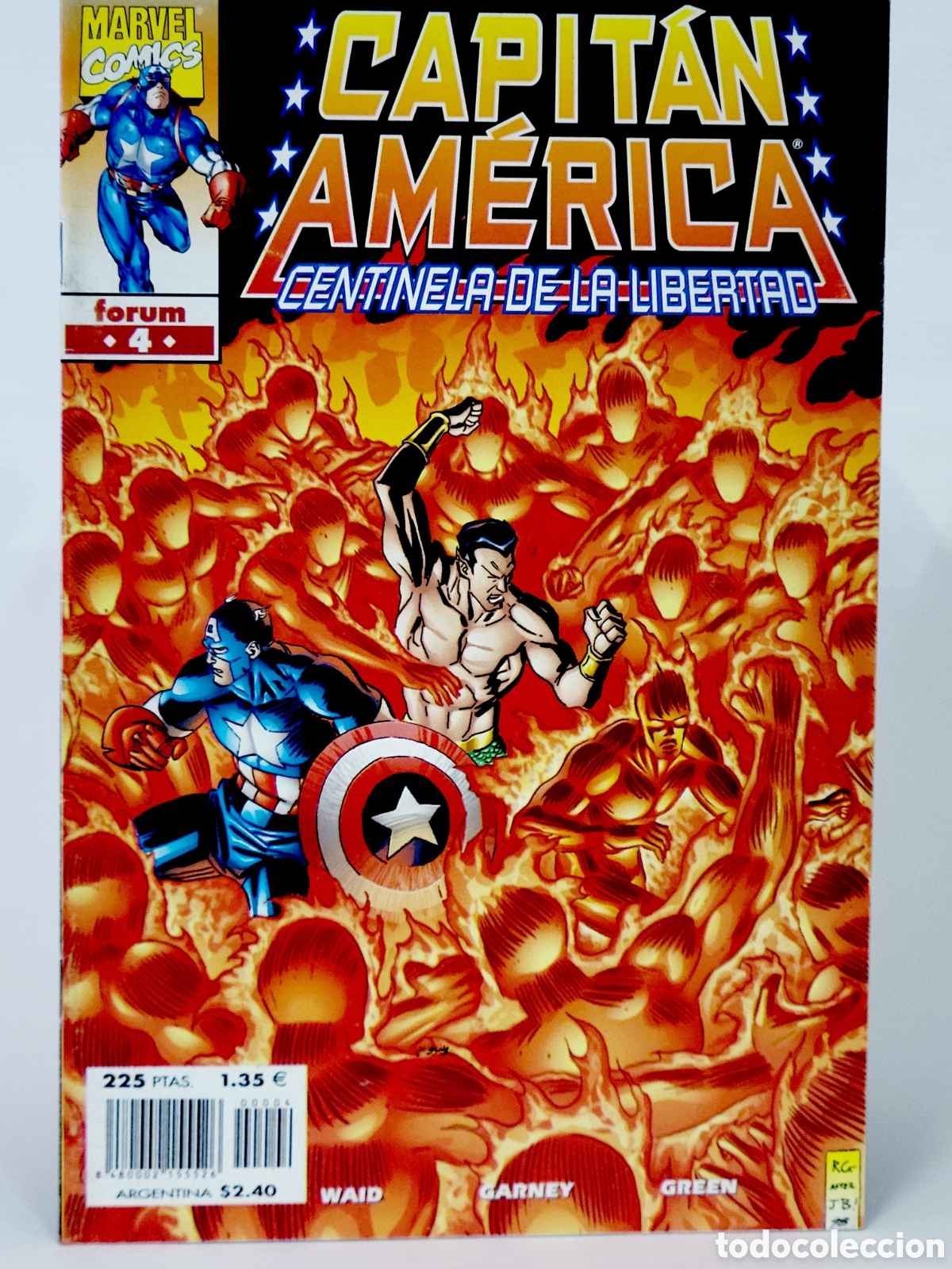 C&oacute;mics: C&Oacute;MIC CAPITAN AM&Eacute;RICA 4 CENTINELA DE LA LIBERTAD FORUM MARVEL GRAPA DE KIOSCO