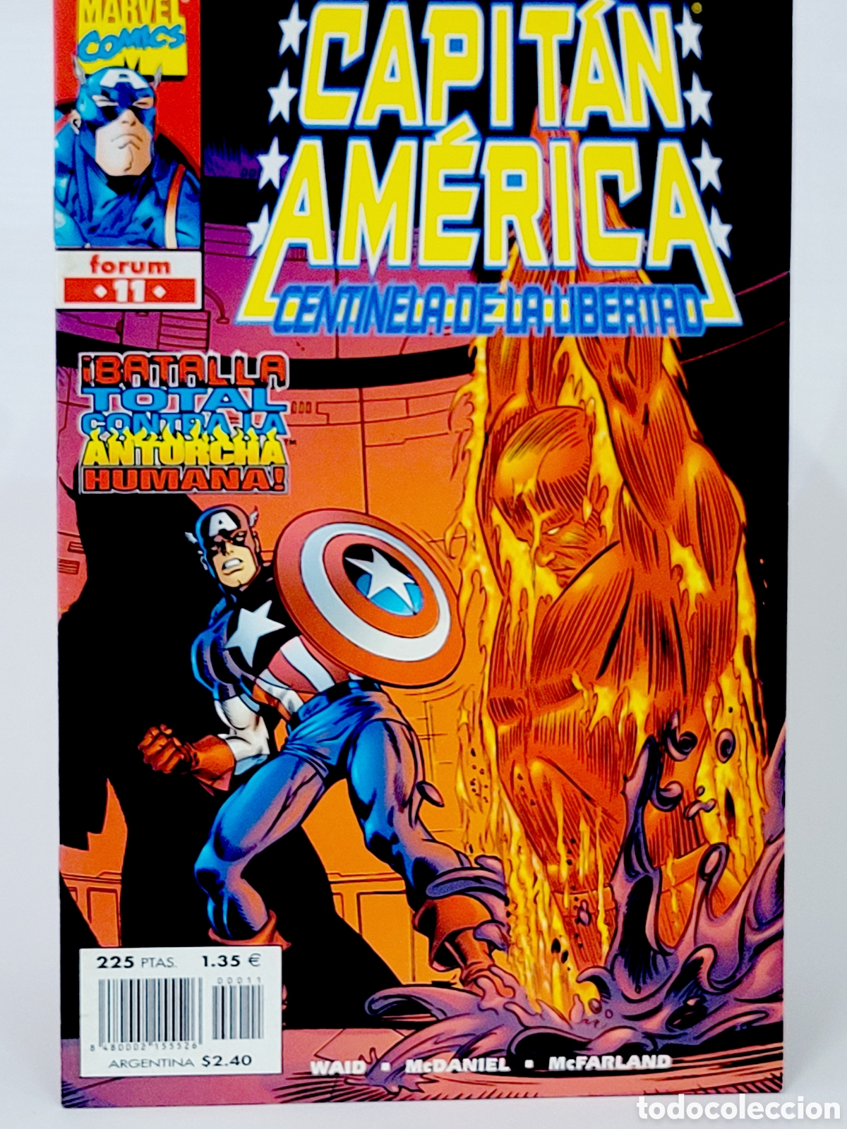 C&oacute;mics: C&Oacute;MIC CAPITAN AM&Eacute;RICA 11 CENTINELA DE LA LIBERTAD FORUM MARVEL GRAPA DE KIOSCO
