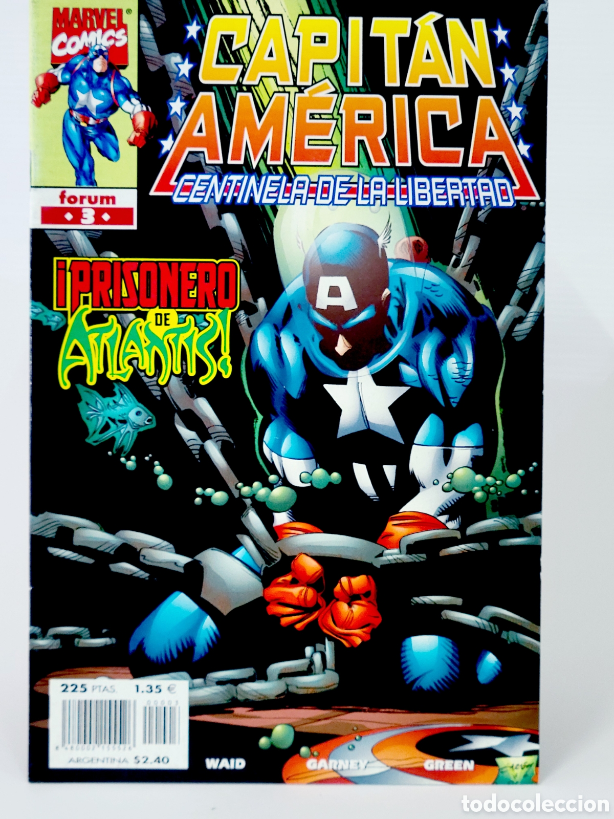 C&oacute;mics: C&Oacute;MIC CAPITAN AM&Eacute;RICA 3 VOL.4 CENTINELA DE LA LIBERTAD FORUM MARVEL GRAPA VOLUMEN DE KIOSCO