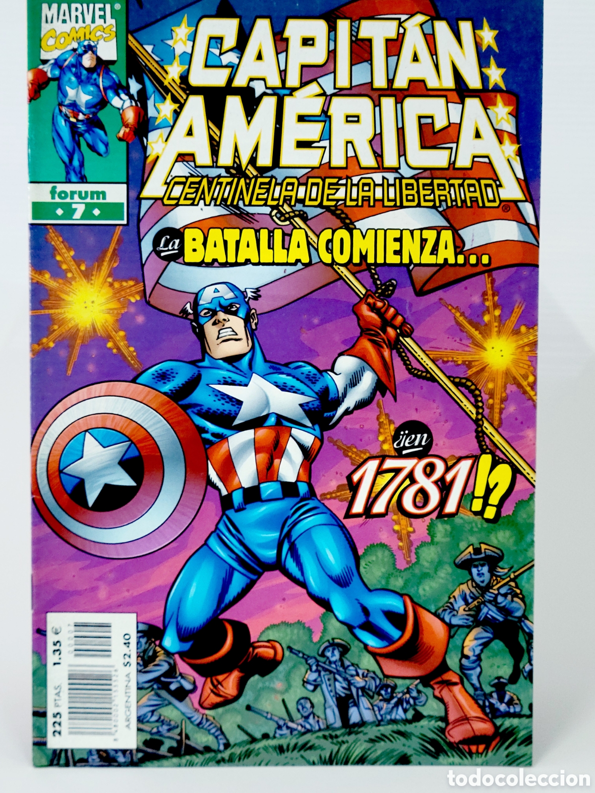 C&oacute;mics: C&Oacute;MIC CAPITAN AM&Eacute;RICA 7 CENTINELA DE LA LIBERTAD FORUM MARVEL GRAPA EXCELENTE ESTADO