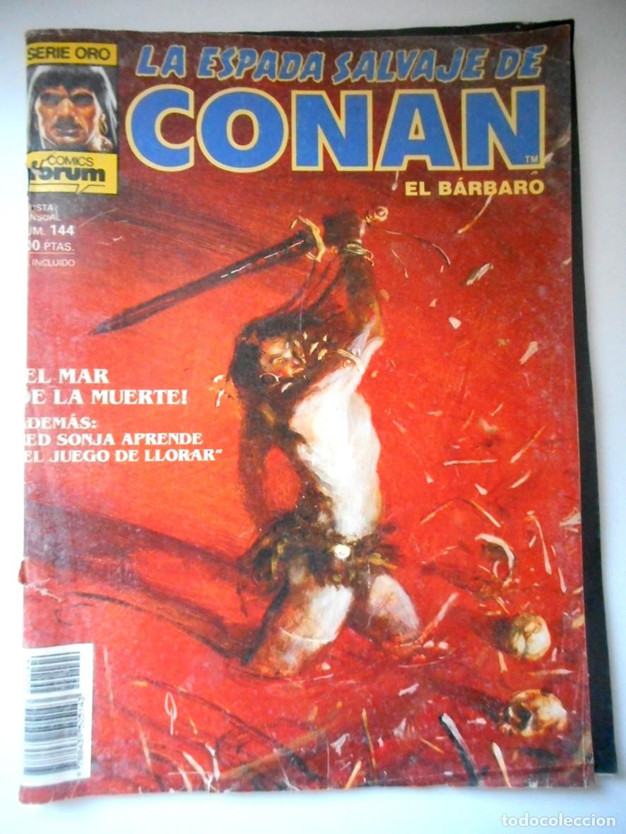 C&oacute;mics: LA ESPADA SALVAJE DE CONAN N&ordm;144 (FORUM-FEBRERO 1994) -PRIMERA EDICI&Oacute;N-
