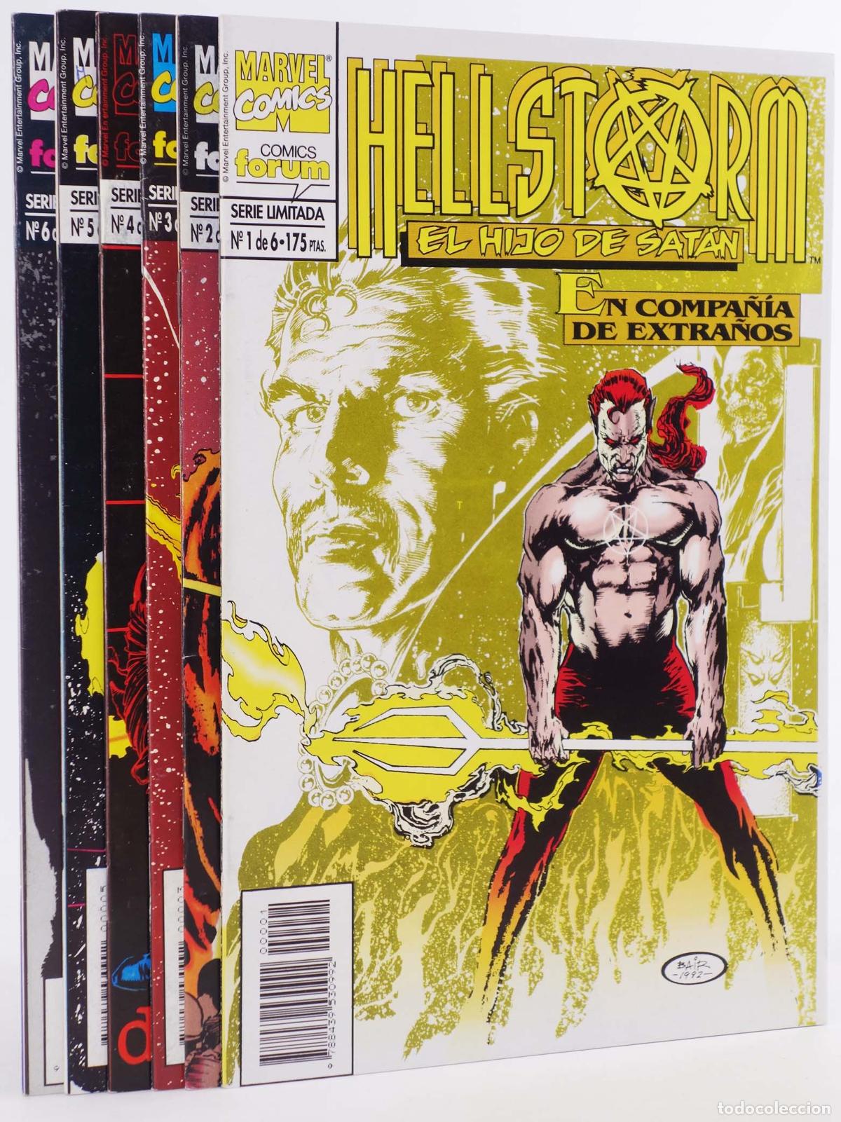 C&oacute;mics: HELLSTORM EL HIJO DE SAT&Aacute;N 1 A 6. COMPLETA. Forum, 1994