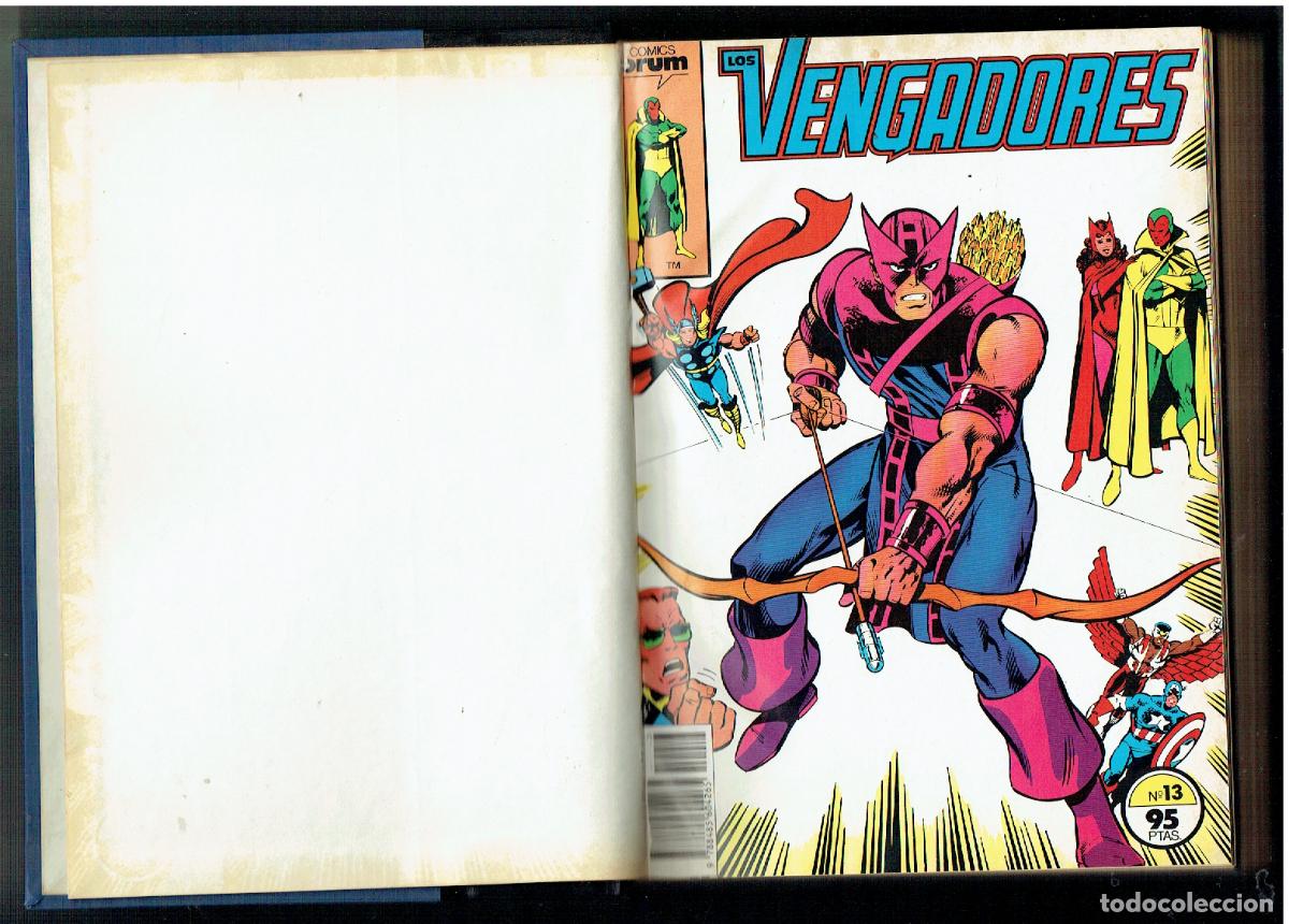 C&oacute;mics: LOS VENGADORES. TOMO CONTENIENDO 12 NROS. DEL 13 AL 24. FORUM,(B/8. RUM)