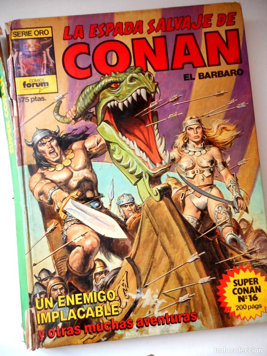 C&oacute;mics: SUPER CONAN N&ordm;16 LA ESPADA SALVAJE DE CONAN (FORUM-MARZO 1986) -PRIMERA EDICI&Oacute;N-