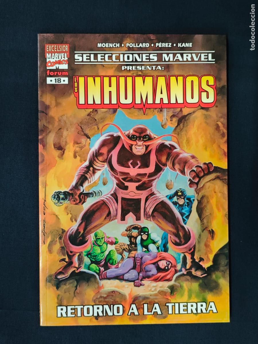 C&oacute;mics: SELECCIONES MARVEL - N&ordm; 18 - LOS INHUMANOS - RETORNO A LA TIERRA - FORUM