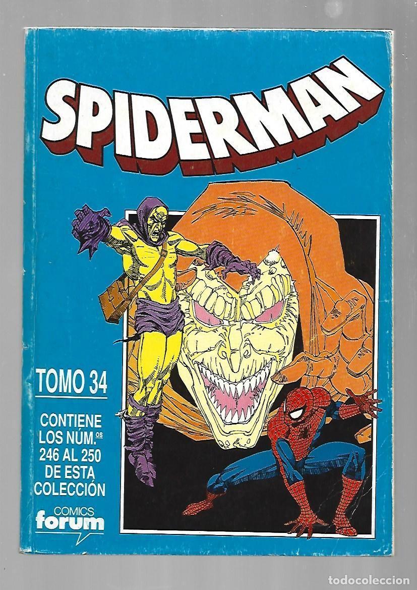 C&oacute;mics: Spiderman, tomo 34 (246 al 250), 1991, Forum, buen estado