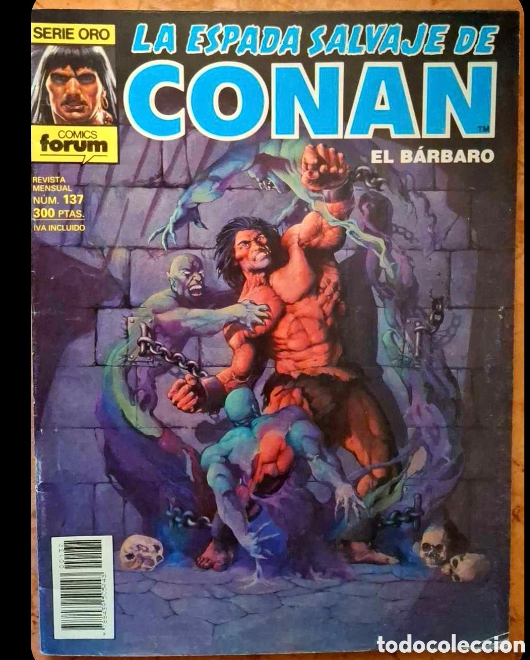 C&oacute;mics: La Espada Salvaje de Conan 137 Comics Forum Serie Oro 1993