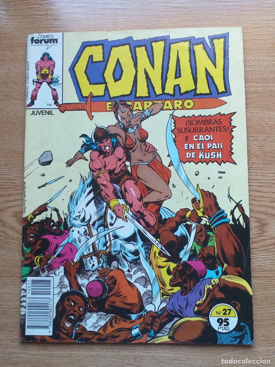 C&oacute;mics: CONAN EL B&Aacute;RBARO - VOL.1 - N&ordm; 27 - &iexcl;Sombras susurrantes! y Caos en el pais de Kush - FORUM