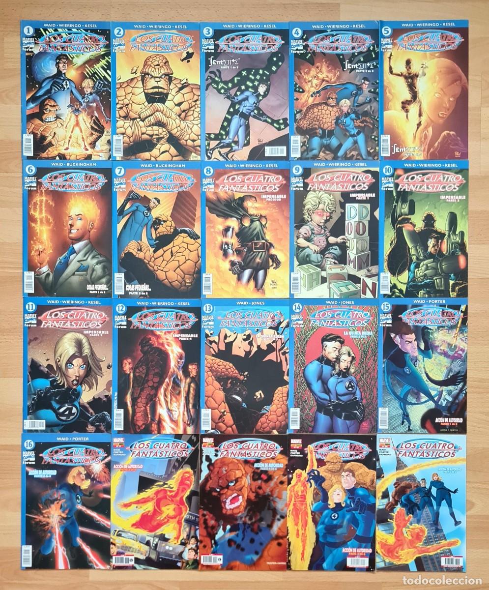 Comics: LOS CUATRO FANTASTICOS Vol 5. Coleccion completa de 34 comics. Comics Forum / Panini Comics 2003.