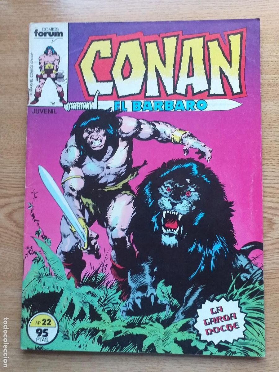 C&oacute;mics: CONAN EL B&Aacute;RBARO - VOL.1 - N&ordm; 22 - La larga noche - FORUM
