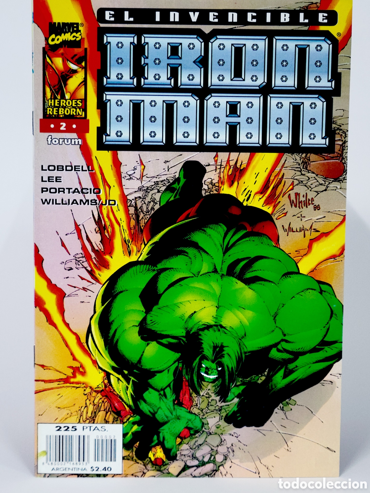 C&oacute;mics: C&Oacute;MIC EL INVENCIBLE IRON MAN 2 HEROES REBORN FORUM MARVEL GRAPA EXCELENTE ESTADO