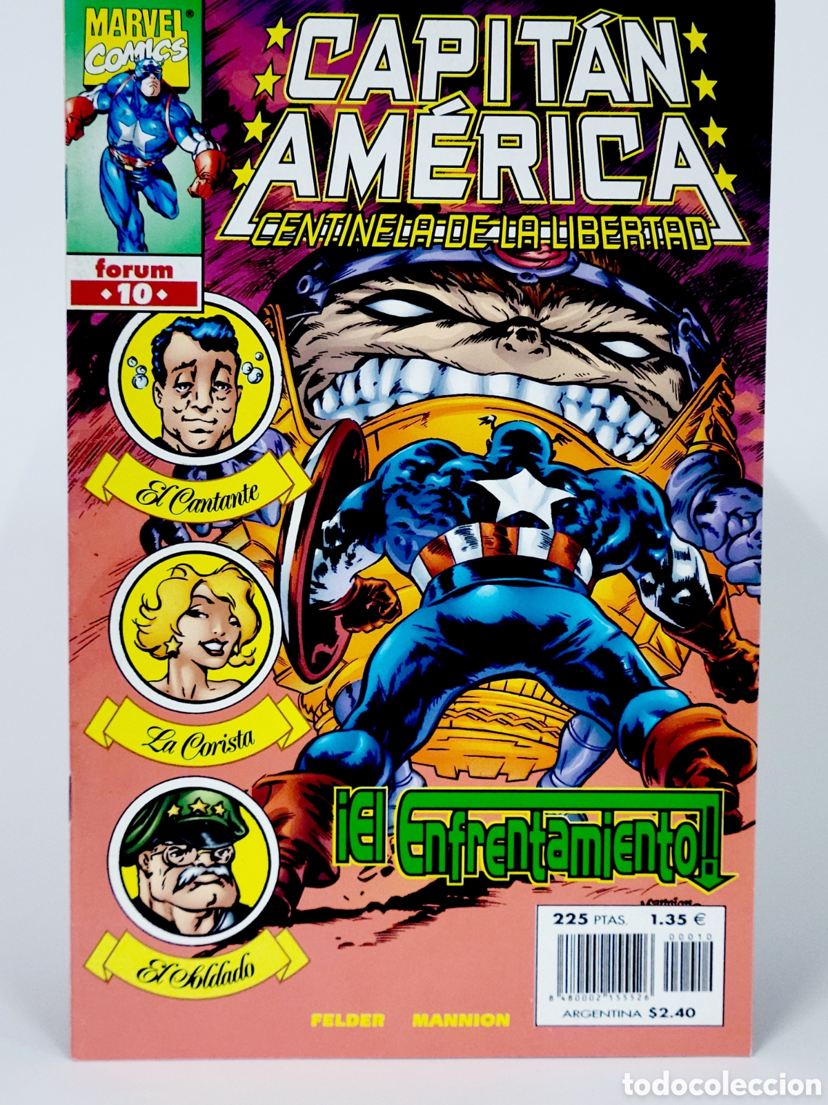 C&oacute;mics: C&Oacute;MIC EL INVENCIBLE IRON MAN 10 CENTINELA DE LA LIBERTAD FORUM MARVEL GRAPA EXCELENTE ESTADO