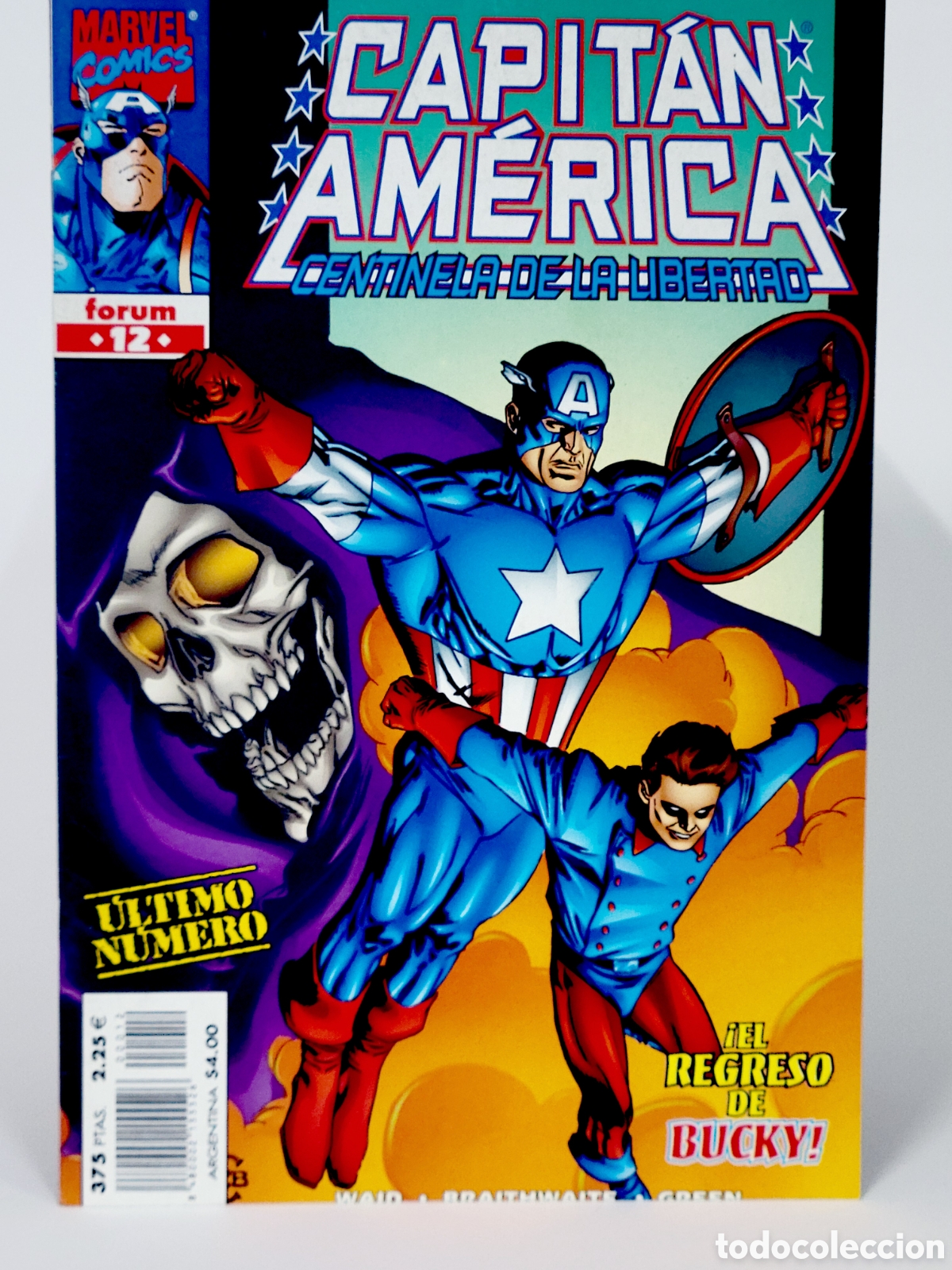 C&oacute;mics: C&Oacute;MIC CAPITAN AM&Eacute;RICA 12 CENTINELA DE LA LIBERTAD FORUM MARVEL GRAPA CASI EXCELENTE ESTADO