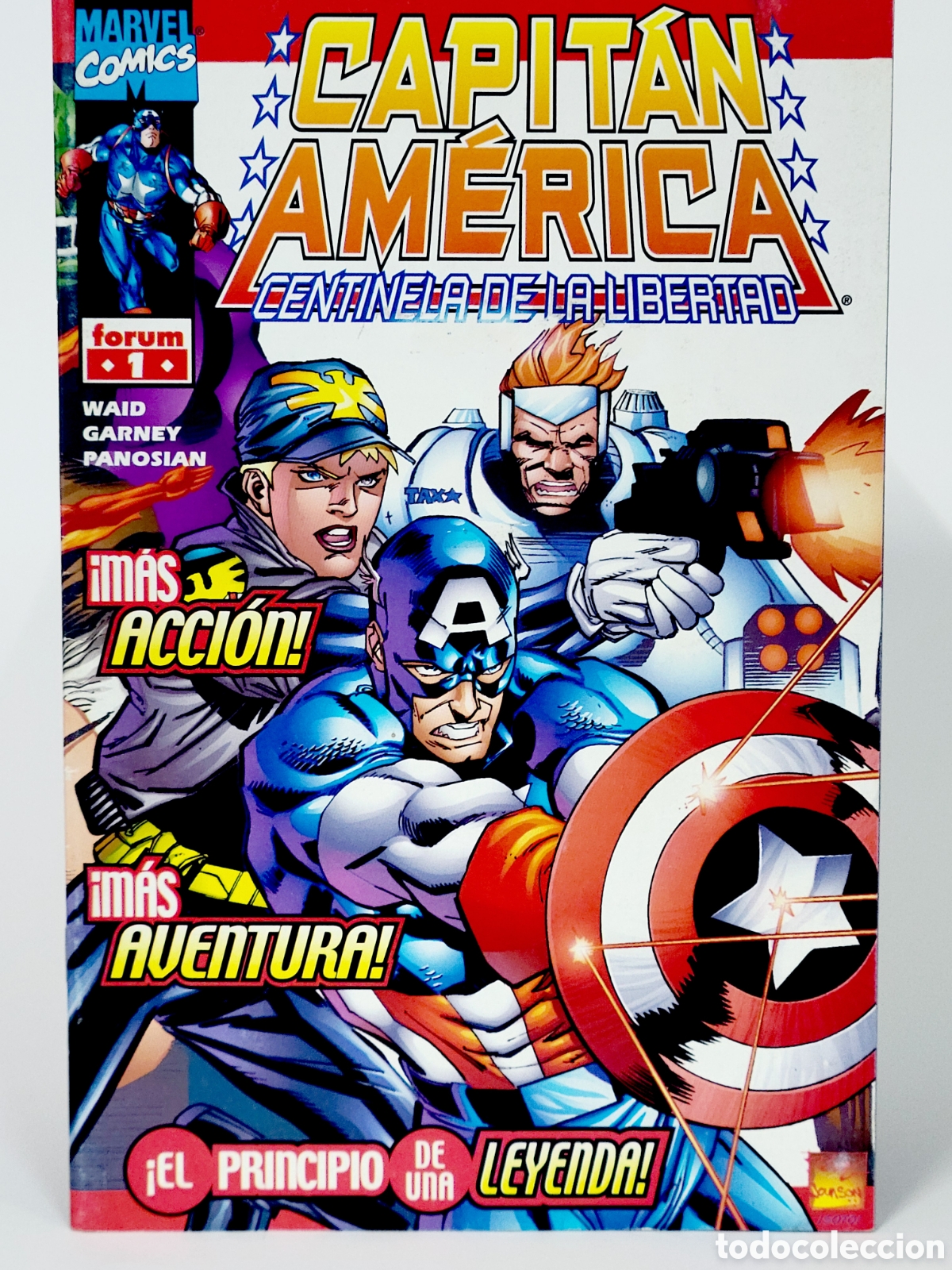 C&oacute;mics: C&Oacute;MIC CAPITAN AM&Eacute;RICA 1 CENTINELA DE LA LIBERTAD FORUM MARVEL GRAPA CASI EXCELENTE ESTADO