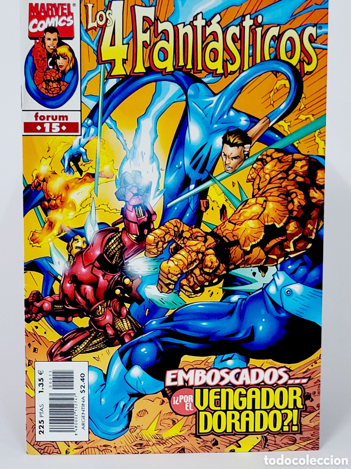 C&oacute;mics: C&Oacute;MIC LOS 4 CUATRO FANTASTICOS 15 VOL.3 FORUM MARVEL GRAPA VOLUMEN DE KIOSCO