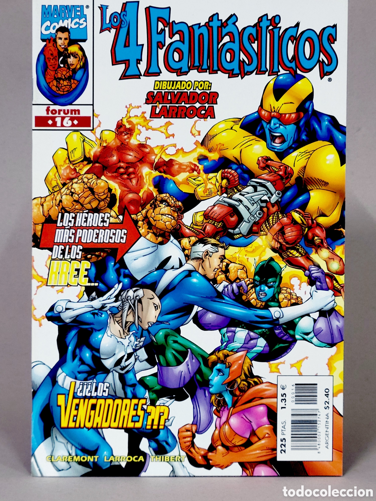 C&oacute;mics: C&Oacute;MIC LOS 4 FANTASTICOS 16 HEROES RETURN VOL.3 FORUM MARVEL GRAPA VOLUMEN DE KIOSCO