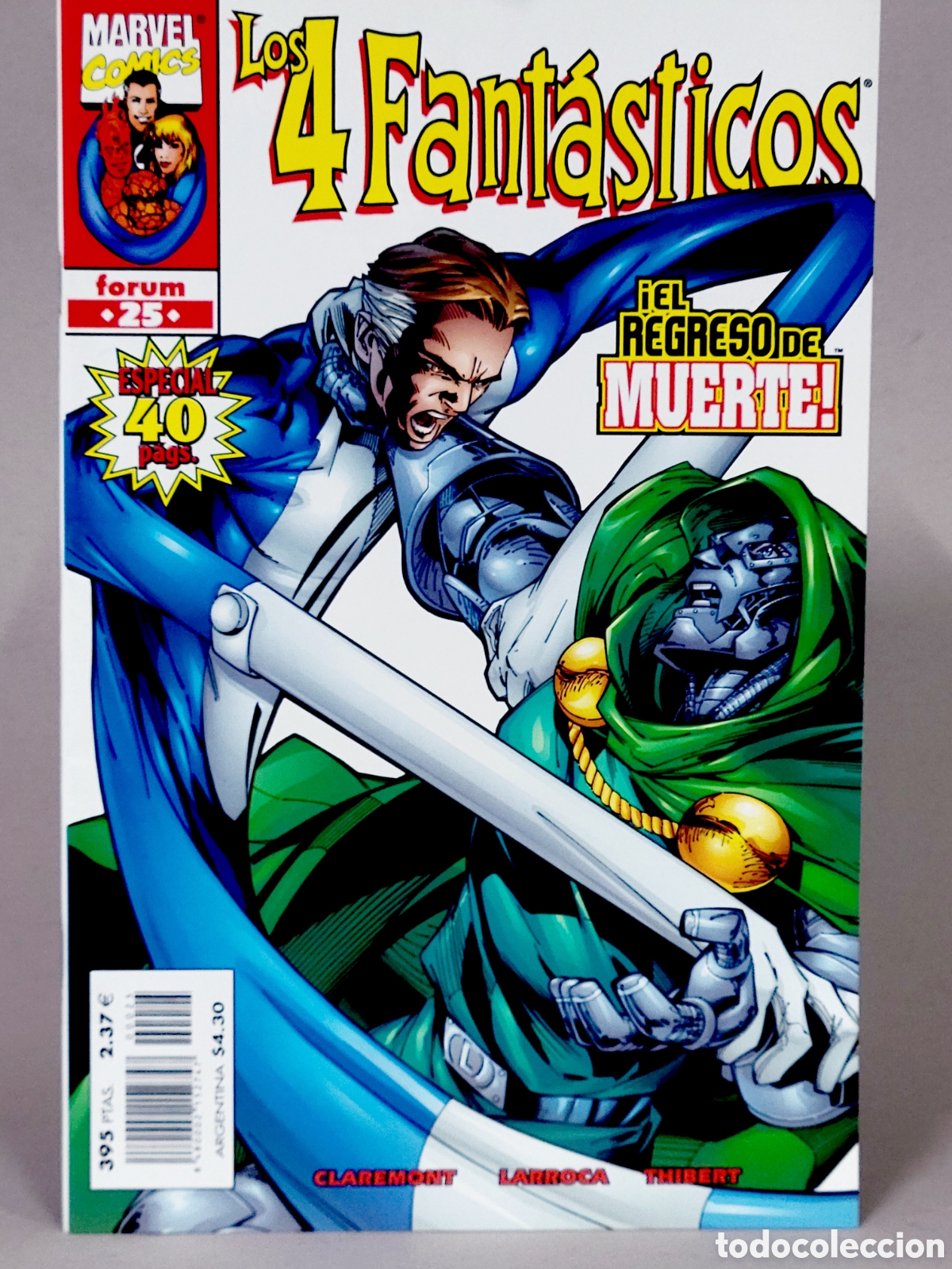 C&oacute;mics: C&Oacute;MIC LOS 4 FANTASTICOS 25 HEROES RETURN VOL.3 FORUM MARVEL GRAPA VOLUMEN DE KIOSCO