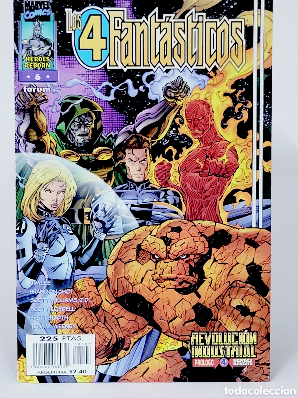 C&oacute;mics: C&Oacute;MIC HEROES REBORN LOS 4 FANTASTICOS 6 FORUM MARVEL GRAPA KIOSCO