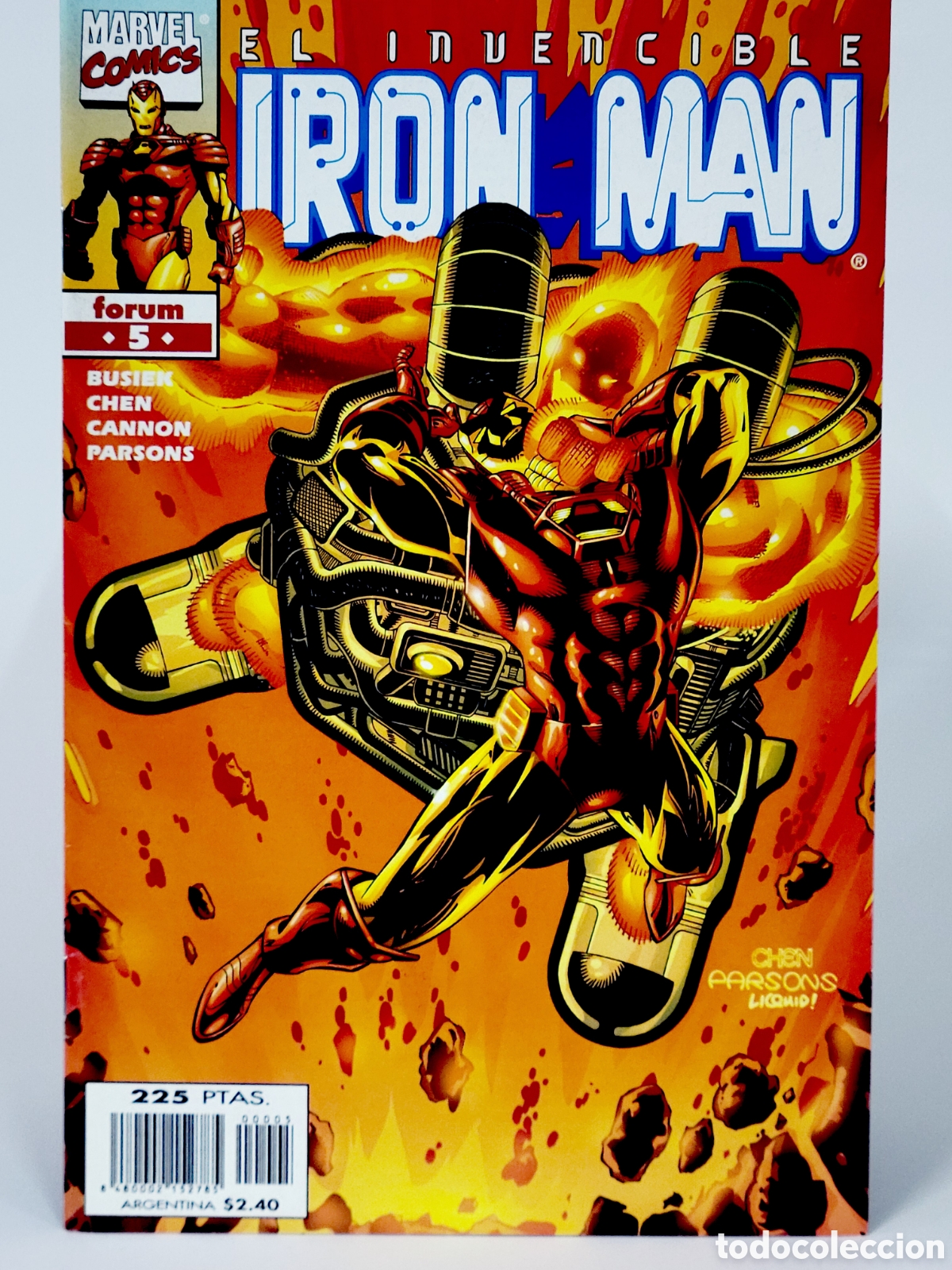 C&oacute;mics: C&Oacute;MIC EL INVENCIBLE IRON MAN 5 VOL.4 FORUM MARVEL VOLUMEN GRAPA KIOSCO