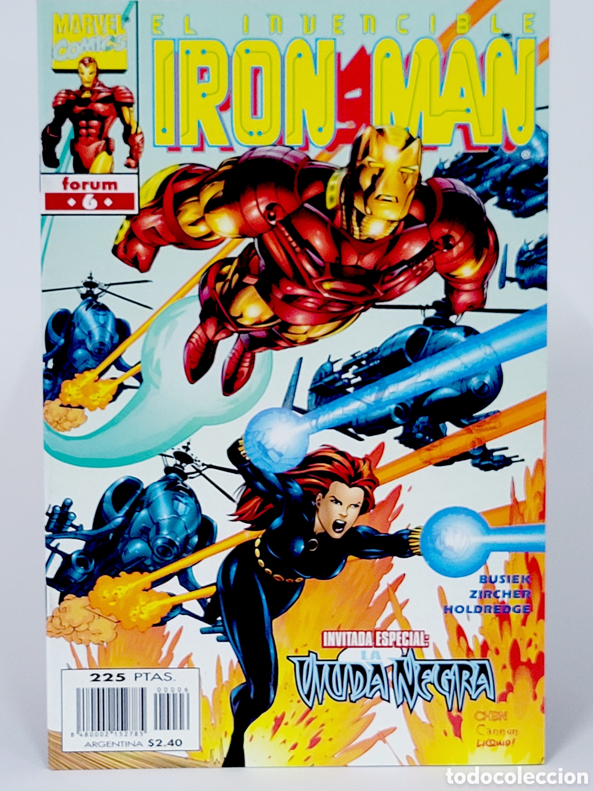 C&oacute;mics: C&Oacute;MIC EL INVENCIBLE IRON MAN 6 VOL.4 FORUM MARVEL VOLUMEN GRAPA KIOSCO