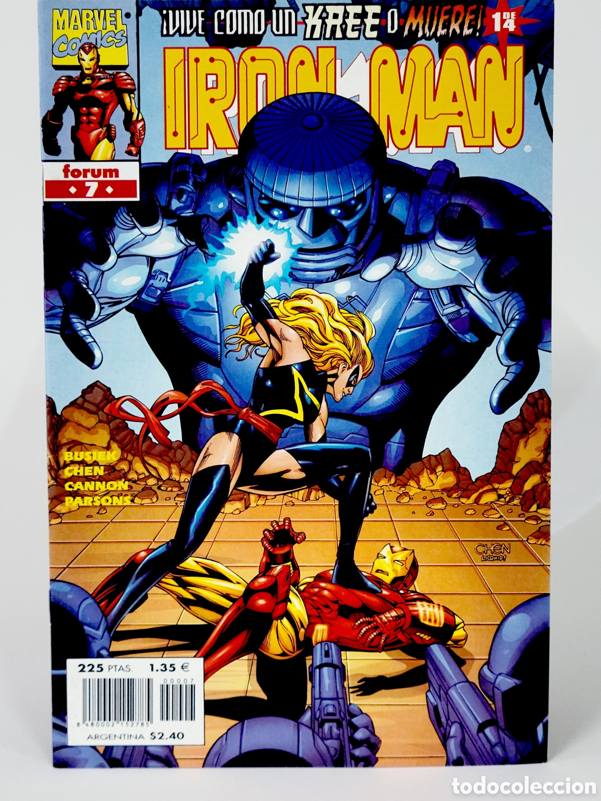 C&oacute;mics: C&Oacute;MIC EL INVENCIBLE IRON MAN 7 VOL.4 FORUM MARVEL VOLUMEN GRAPA KIOSCO