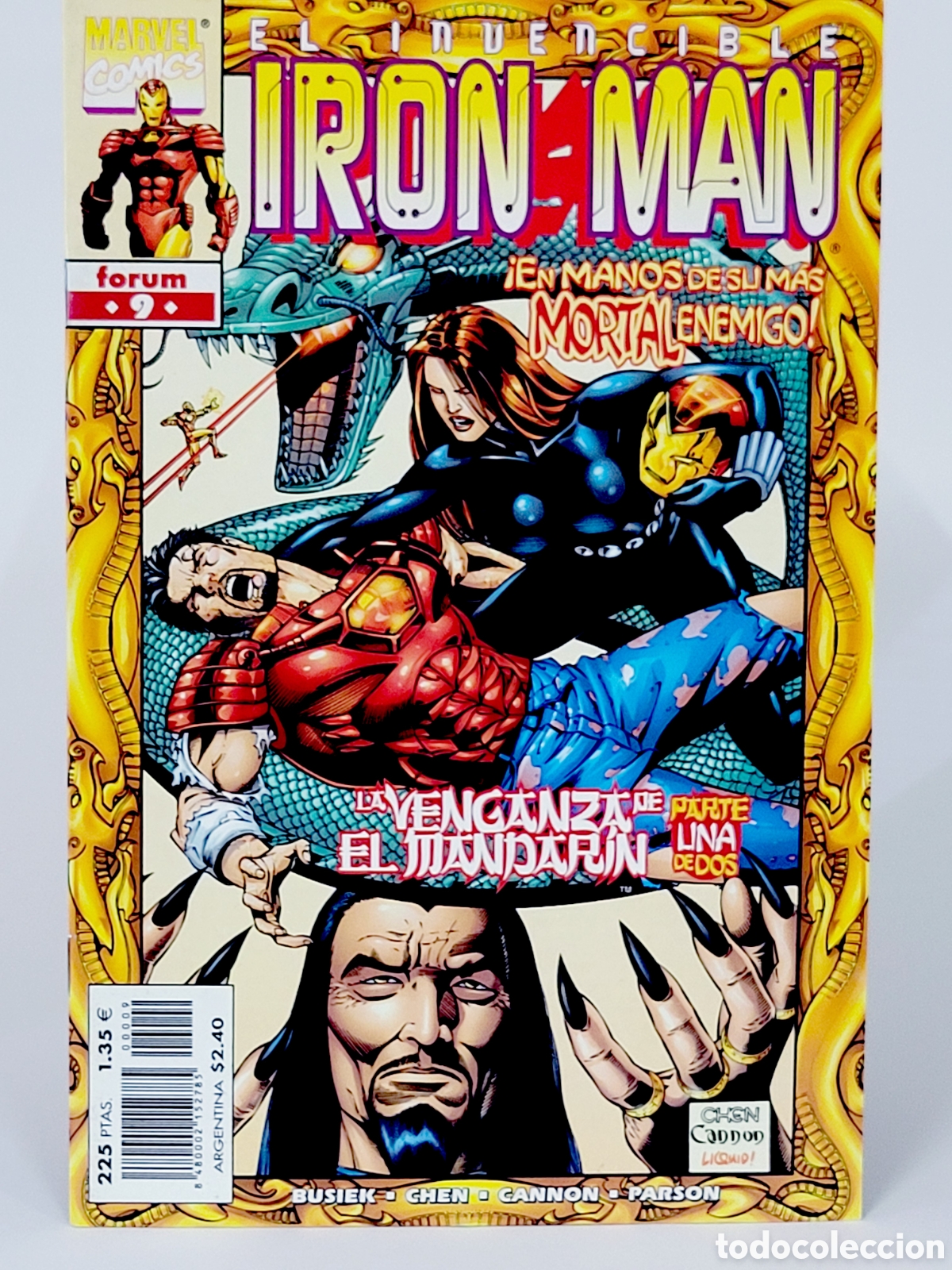 C&oacute;mics: C&Oacute;MIC EL INVENCIBLE IRON MAN 9 VOL.4 FORUM MARVEL VOLUMEN GRAPA KIOSCO
