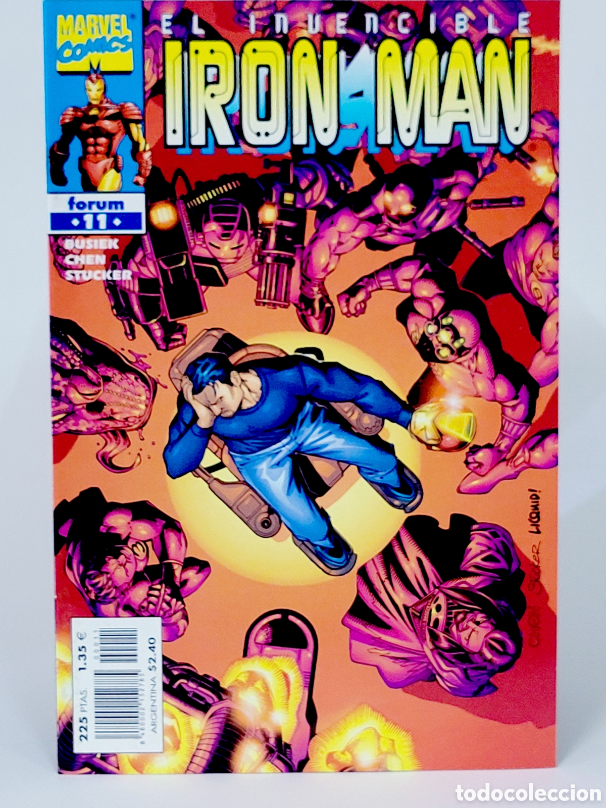 C&oacute;mics: C&Oacute;MIC EL INVENCIBLE IRON MAN 11 VOL.4 FORUM MARVEL VOLUMEN GRAPA KIOSCO