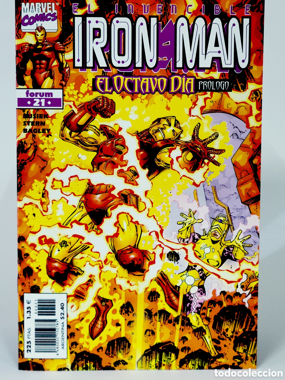 C&oacute;mics: C&Oacute;MIC EL INVENCIBLE IRON MAN 21 VOL.4 FORUM MARVEL VOLUMEN GRAPA KIOSCO
