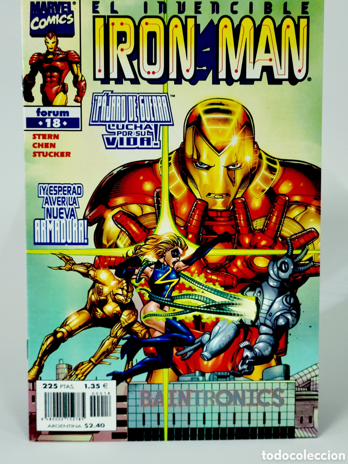 C&oacute;mics: C&Oacute;MIC EL INVENCIBLE IRON MAN 18 VOL.4 FORUM MARVEL VOLUMEN GRAPA KIOSCO