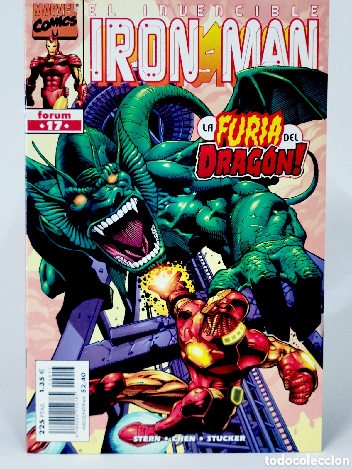 C&oacute;mics: C&Oacute;MIC EL INVENCIBLE IRON MAN 17 VOL.4 FORUM MARVEL VOLUMEN GRAPA KIOSCO