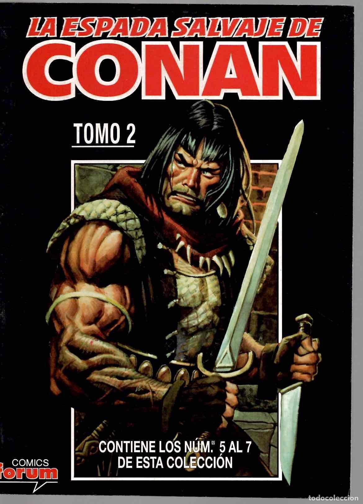 C&oacute;mics: LA ESPADA SALVAJE DE CONAN TOMO 2. CONTIENE LOS N&ordm; 5 AL 7. FORUM PLANETA 1996