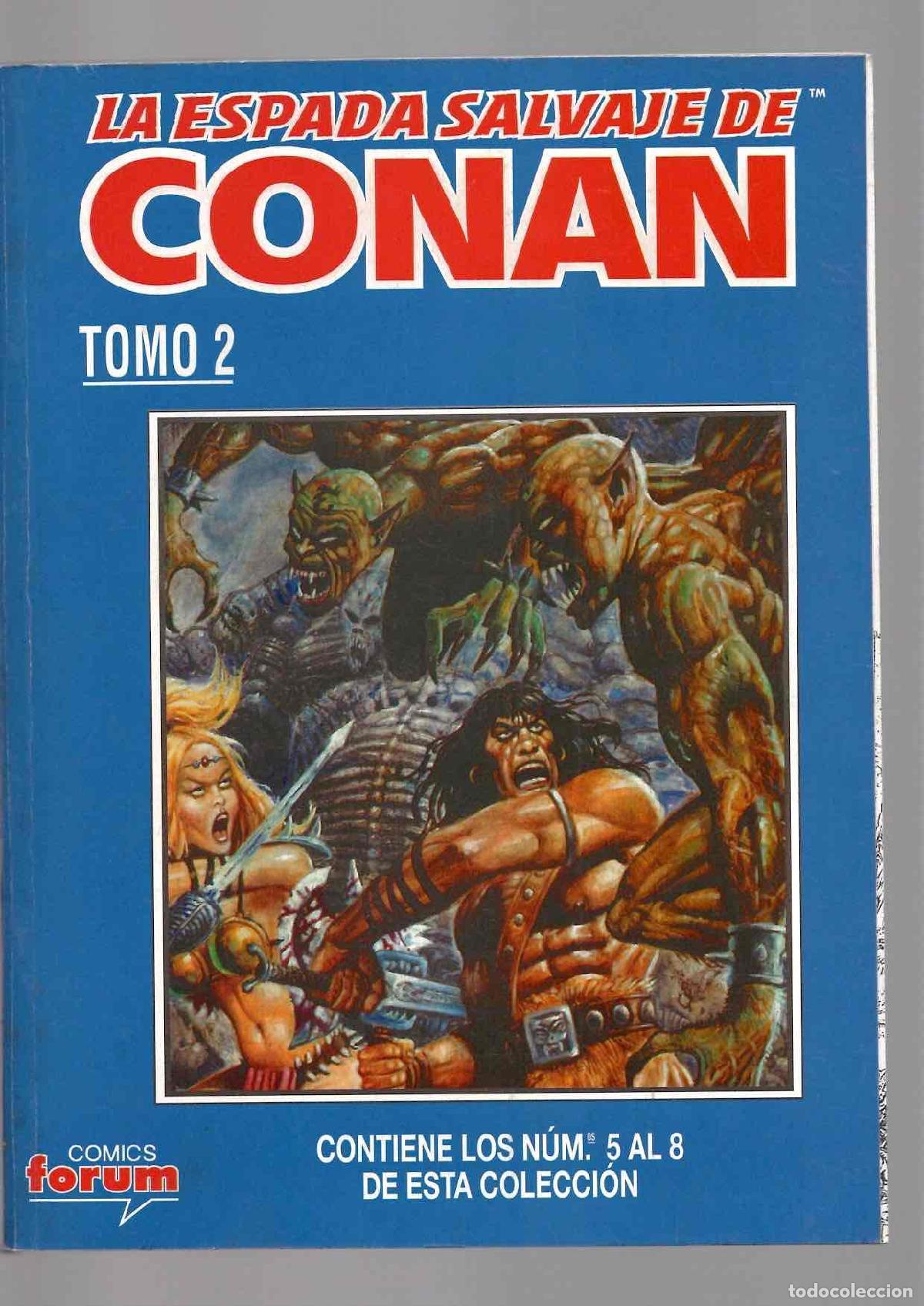 C&oacute;mics: LA ESPADA SALVAJE DE CONAN TOMO 2. CONTIENE LOS N&ordm; 5 AL 8. FORUM PLANETA 1998