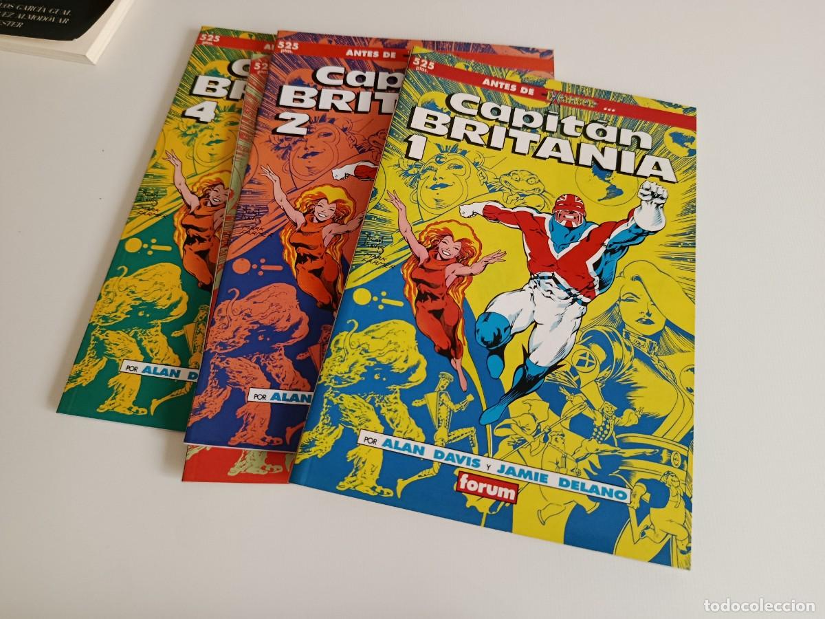 C&oacute;mics: CAPITAN BRITANIA - PRESTIGIO 19 20 21 23 - 4 NUMEROS OBRA COMPLETA - Ed. FORUM - PERFECTO ESTADO