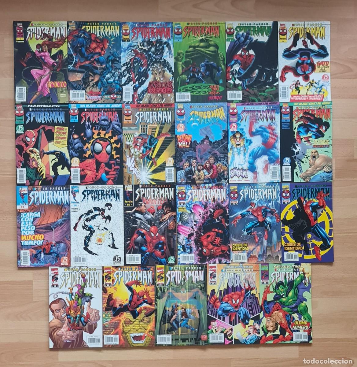 C&oacute;mics: PETER PARKER SPIDERMAN. Coleccion completa de 23 tomos + 4 especiales. Comics Forum 1997