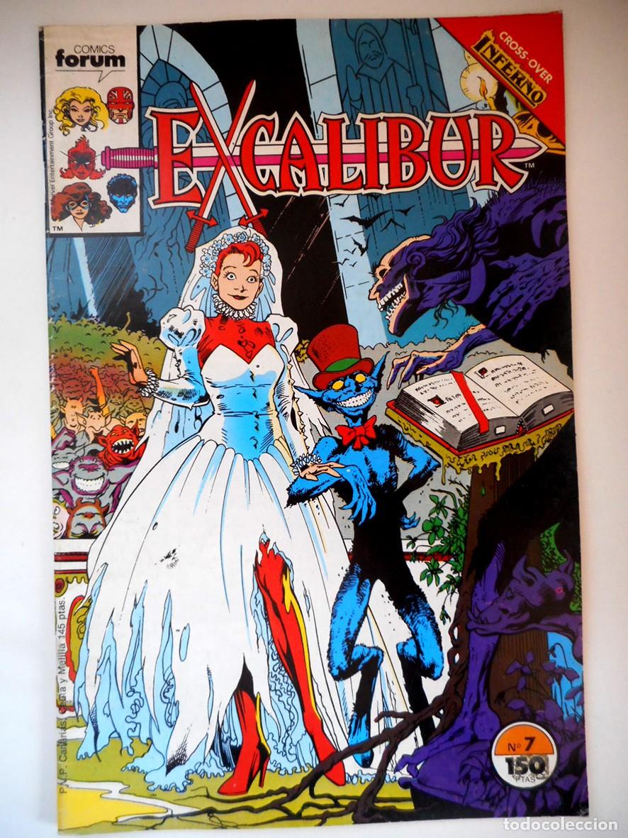 C&oacute;mics: EXCALIBUR N&ordm;7 INFERNO (FORUM-SEPTIEMBRE 1989) CHRIS CLAREMONT - ALAN DAVIS