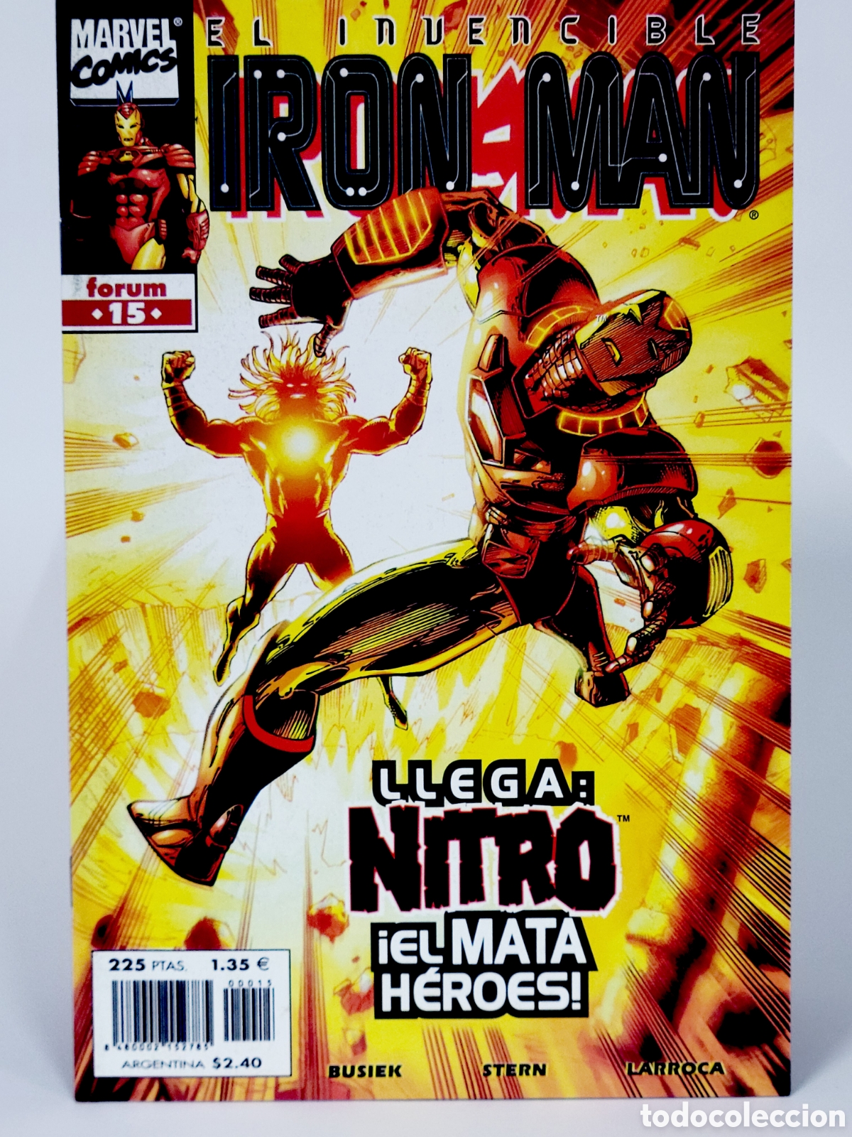 C&oacute;mics: C&Oacute;MIC EL INVENCIBLE IRON MAN 15 VOL.4 FORUM MARVEL VOLUMEN GRAPA KIOSCO