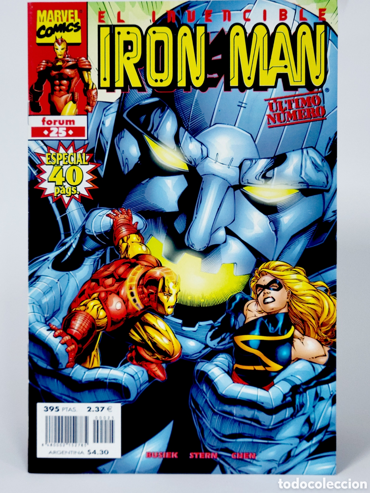 C&oacute;mics: C&Oacute;MIC EL INVENCIBLE IRON MAN 25 VOL.4 FORUM MARVEL VOLUMEN GRAPA KIOSCO