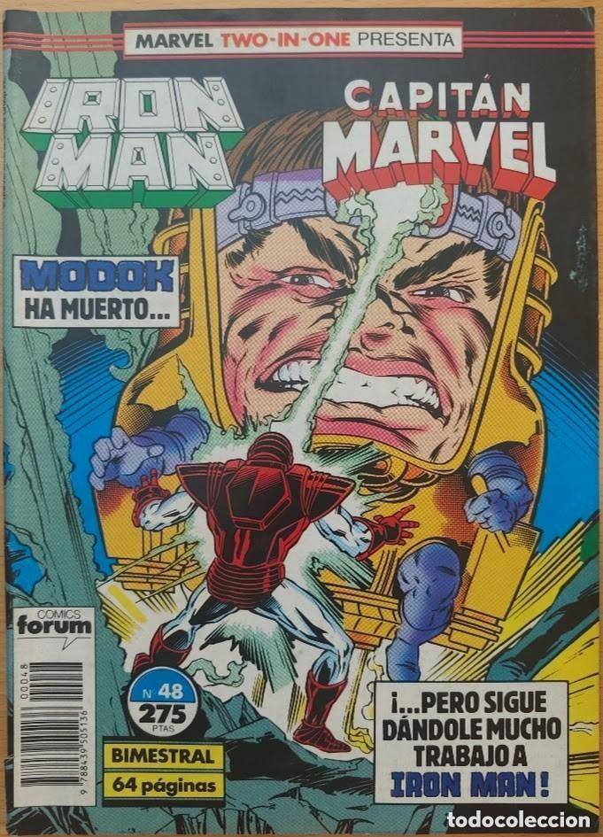 C&oacute;mics: MARVEL TWO IN ONE IRON MAN / CAPITAN MARVEL 48. FORUM - Foto 1