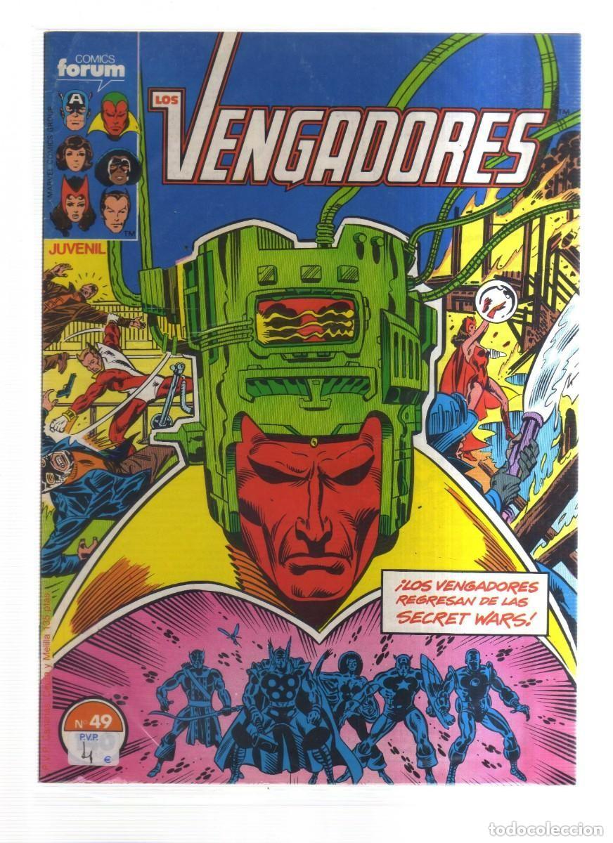 C&oacute;mics: LOS VENGADORES VOLUMEN 1 NUMERO 49 FORUM.