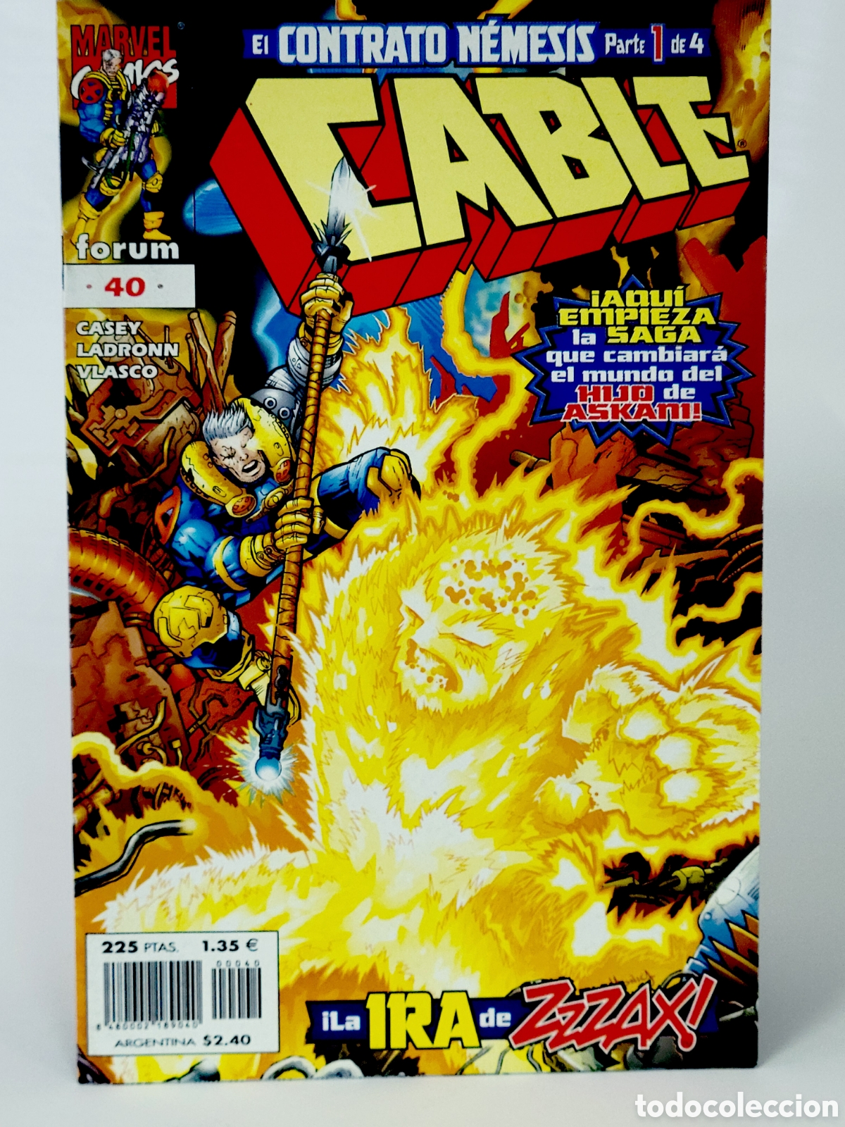 C&oacute;mics: C&Oacute;MIC CABLE 40 VOL.2 FORUM MARVEL GRAPA VOLUMEN DE KIOSCO - Foto 1