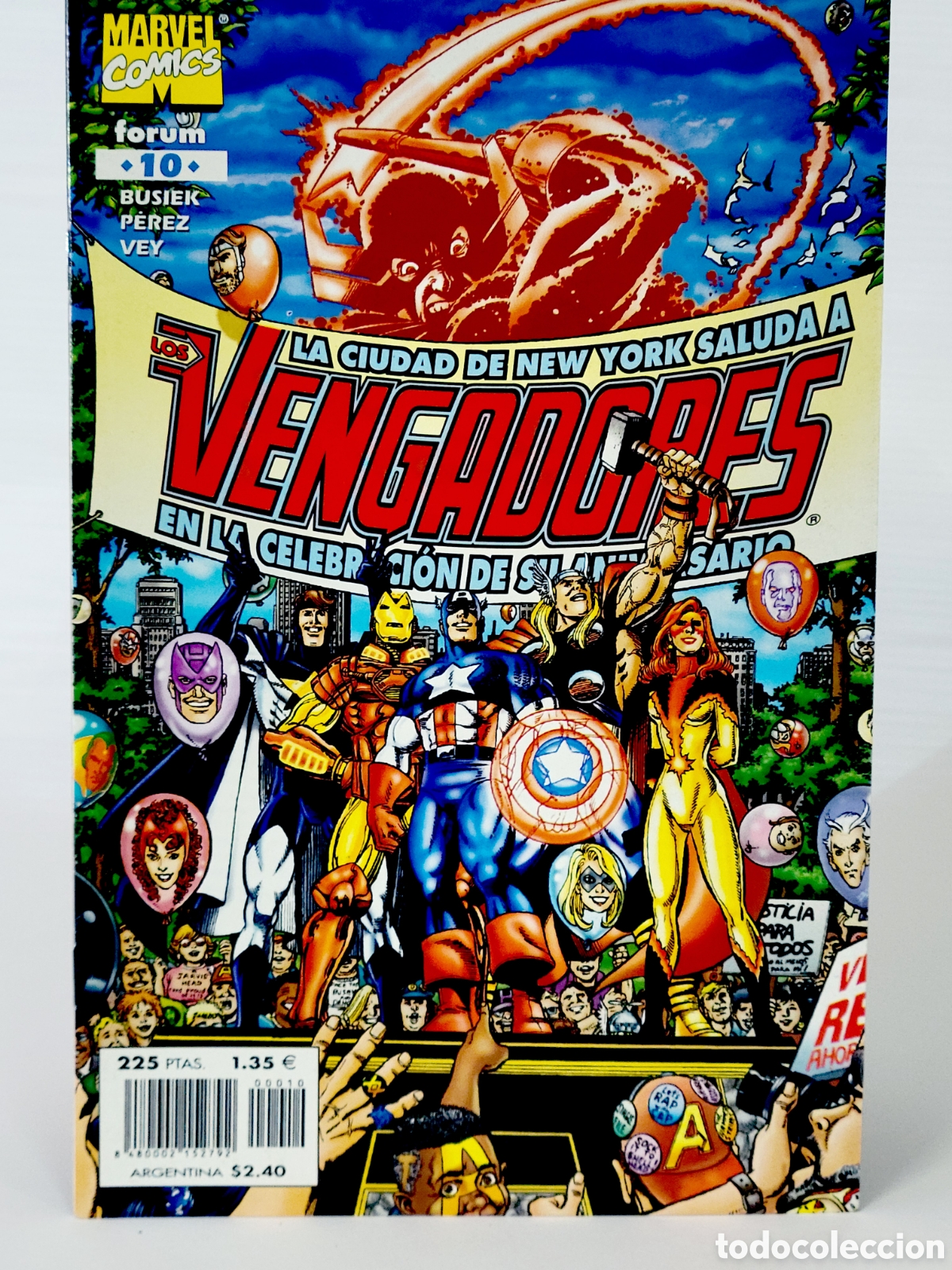 C&oacute;mics: C&Oacute;MIC LOS VENGADORES 10 VOL.3 FORUM MARVEL GRAPA VOLUMEN DE KIOSCO