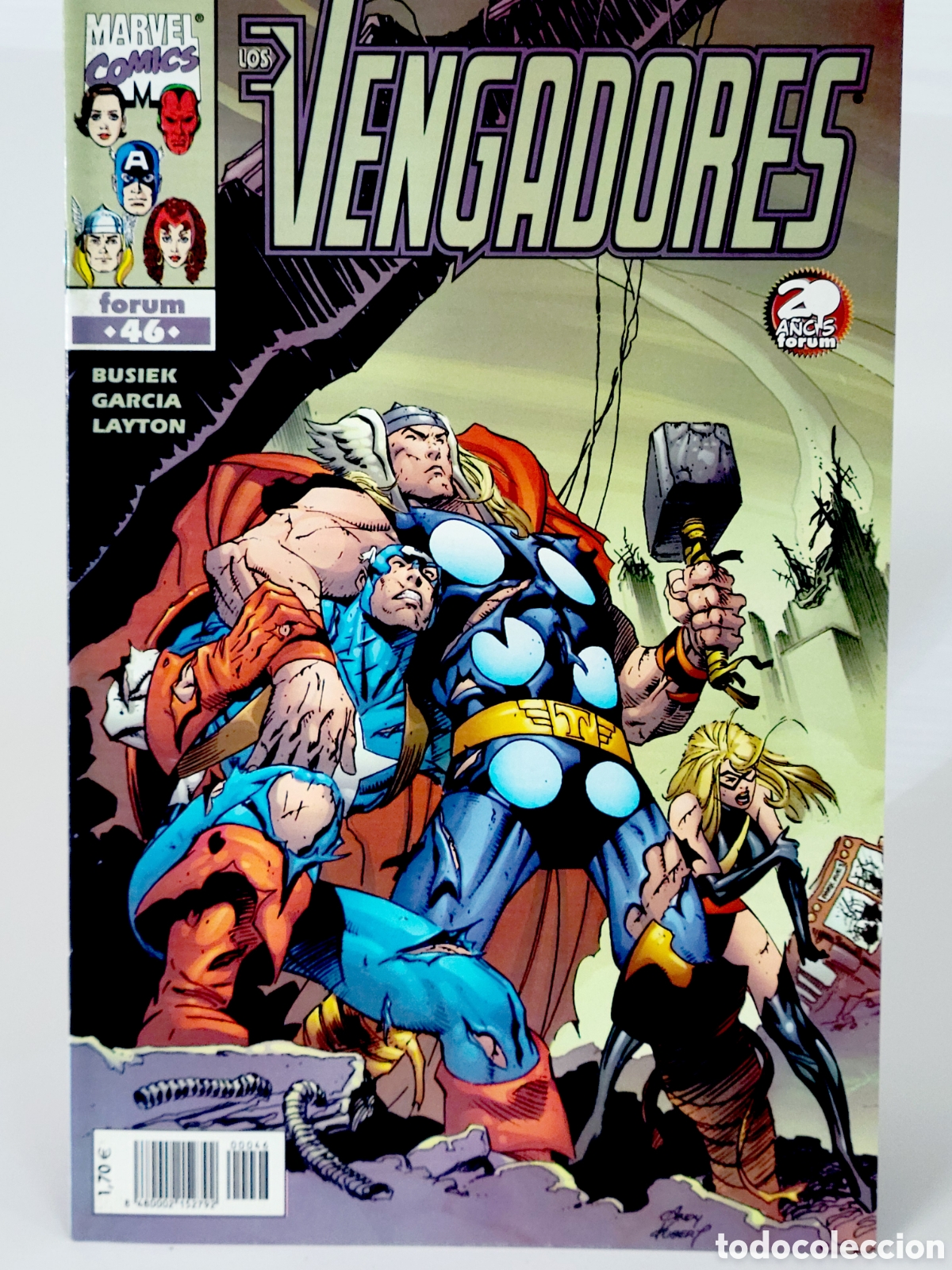 C&oacute;mics: C&Oacute;MIC LOS VENGADORES 46 VOL.3 FORUM MARVEL GRAPA VOLUMEN DE KIOSCO