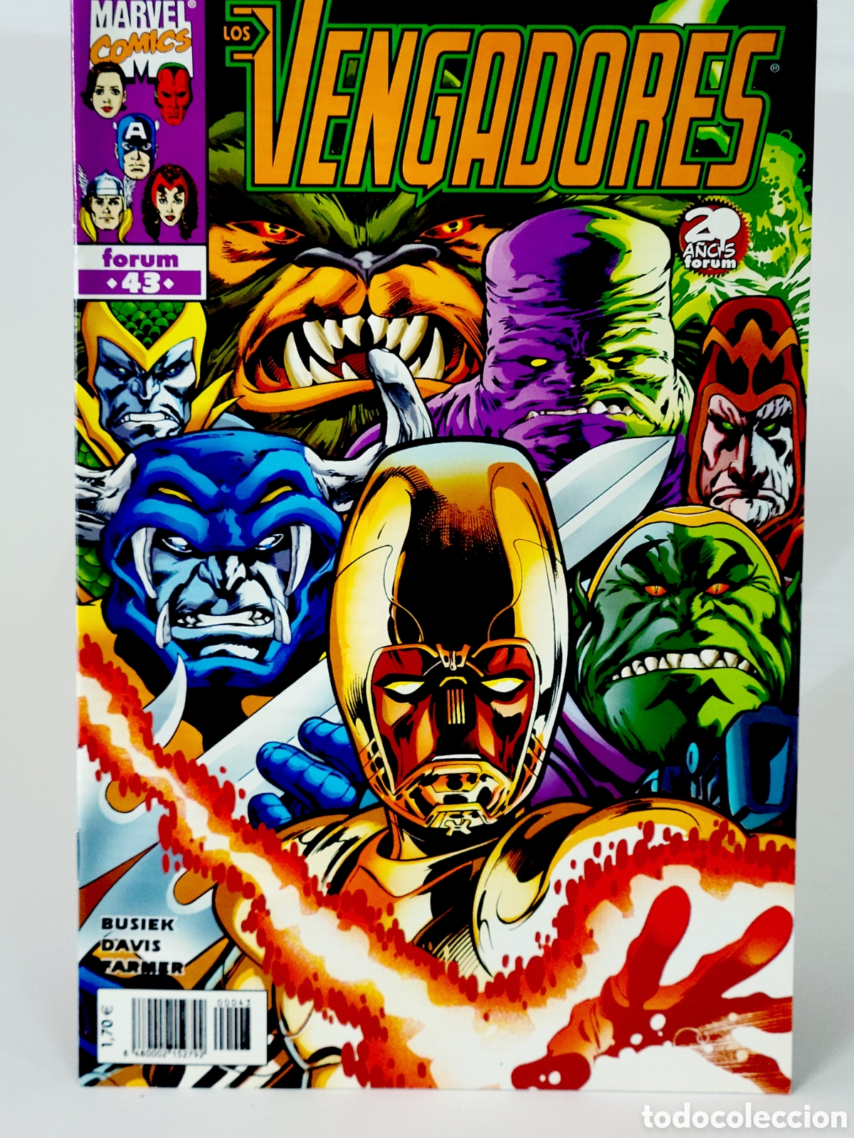 C&oacute;mics: C&Oacute;MIC LOS VENGADORES 43 VOL.3 FORUM MARVEL GRAPA VOLUMEN DE KIOSCO