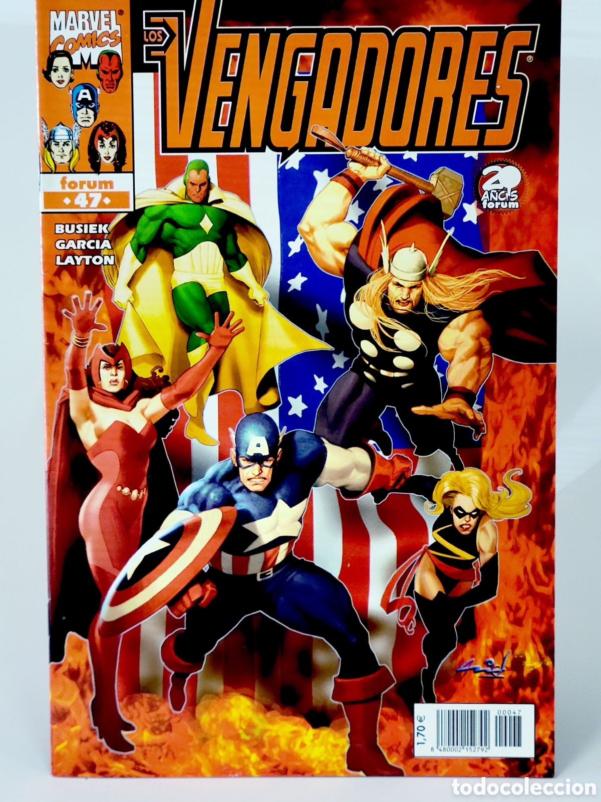 C&oacute;mics: C&Oacute;MIC LOS VENGADORES 47 VOL.3 FORUM MARVEL GRAPA VOLUMEN DE KIOSCO