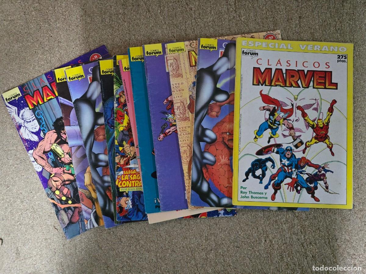 C&oacute;mics: Clasicos Marvel Vol 1.10 comics + Especial Verano.Marvel.Forum - Foto 1