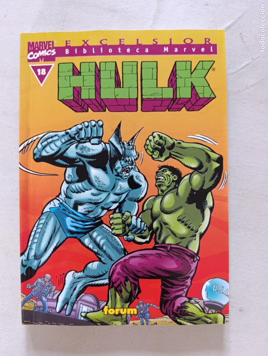 C&oacute;mics: HULK N&ordm; 18 - BIBLIOTECA MARVEL EXCELSIOR - FORUM (EA)