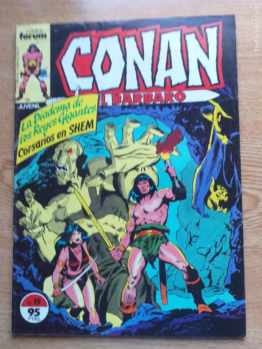 C&oacute;mics: CONAN EL B&Aacute;RBARO - VOL.1 - N&ordm; 19 - La Diadema de los Reyes Gigantes - Corsarios en Shem - FORUM