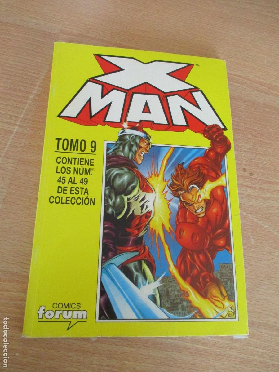C&oacute;mics: MARVEL- X MAN- FORUM.- TOMO 9- N&Uacute;MEROS 45 AL 49- RETAPADOS