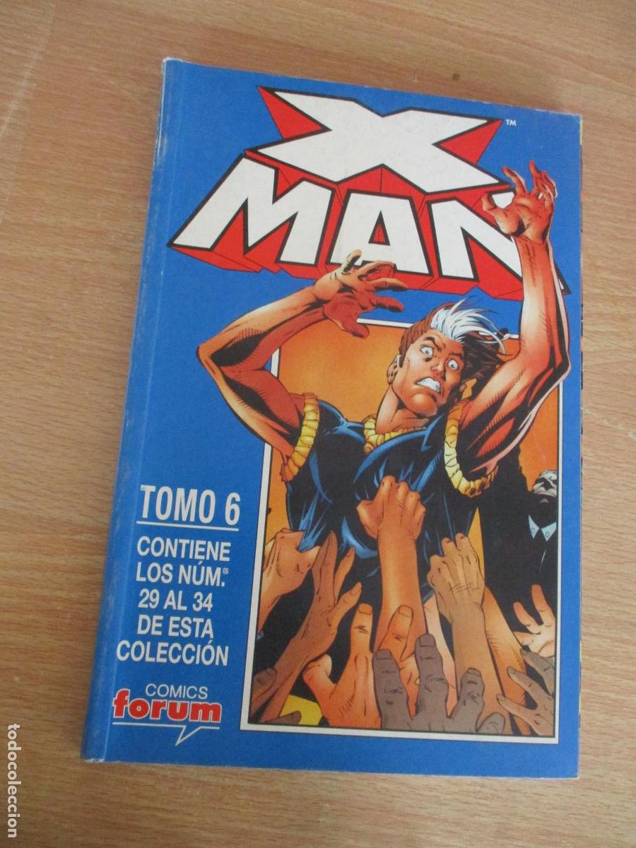 C&oacute;mics: MARVEL- X MAN- FORUM.- TOMO 6- N&Uacute;MEROS 29 AL 34- RETAPADOS